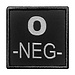 A10 Equipment Geborduurde bloedpatch O-