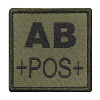A10 Equipment Geborduurde bloedpatch AB+