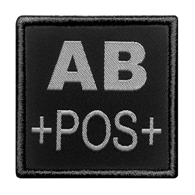 A10 Equipment Embroidered Blood Patch AB+