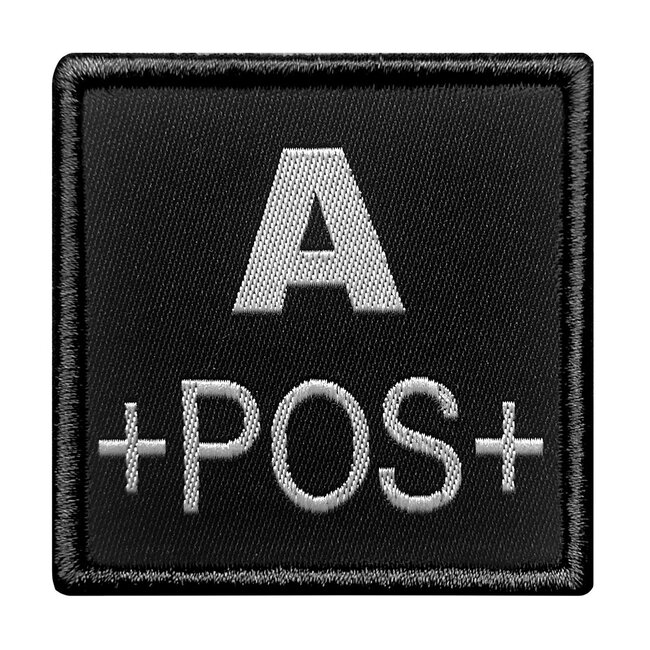 A10 Equipment Embroidered Blood Patch A+