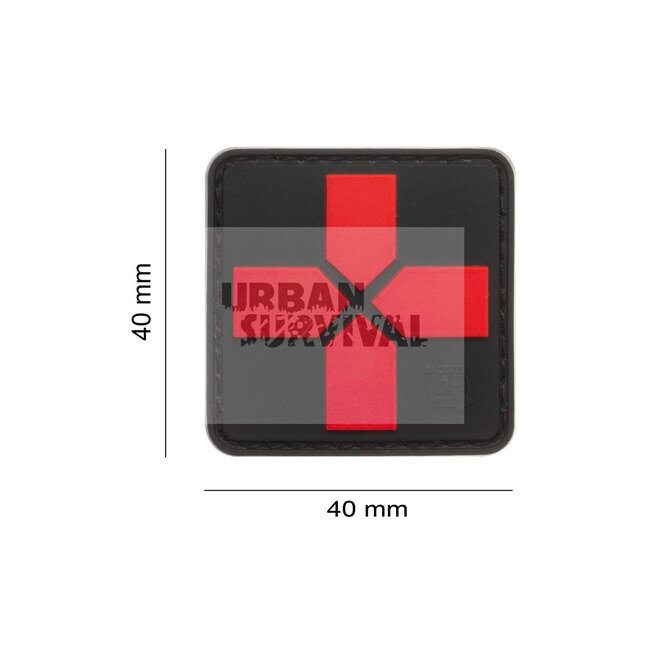 Red Cross Rubber Patch