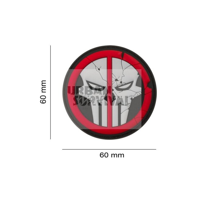 Deathpool Skull Rubber Patch