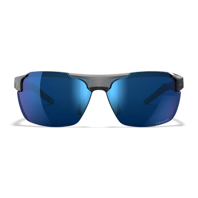 Wiley X WX Prime Captivate Polarized Blue Mirror