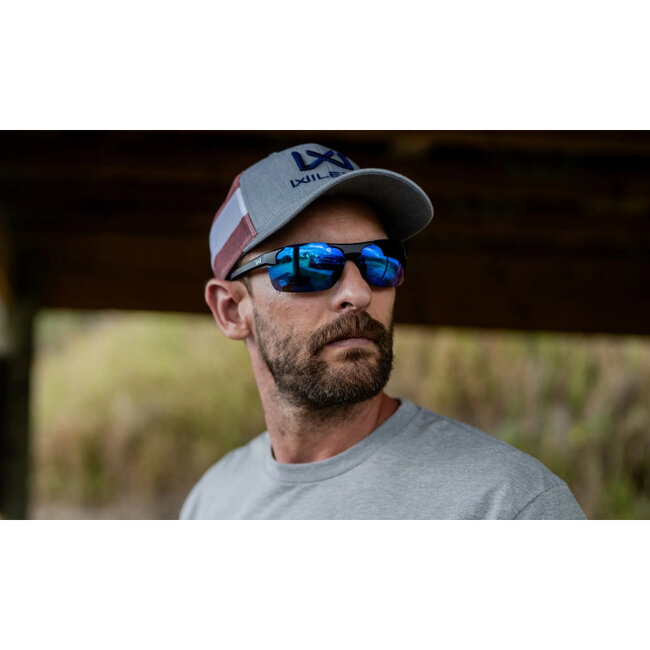 Wiley X WX Prime Captivate Polarized Blue Mirror