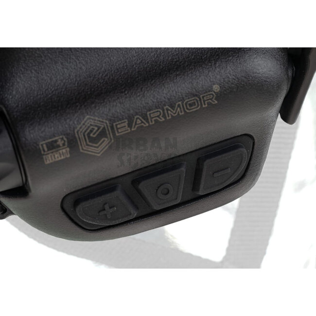 Earmor M32H Plus Tactical Communication Hearing Protector Black