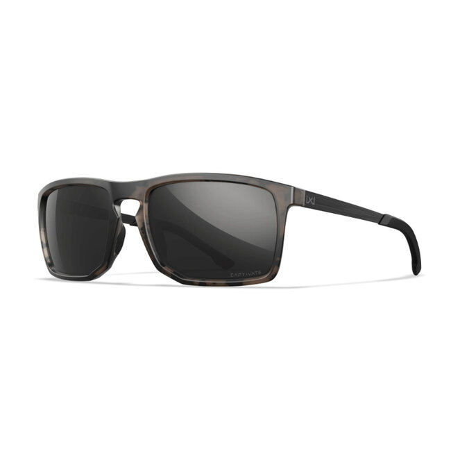 Wiley X WX APEX Captivate Polarized Black Mirror