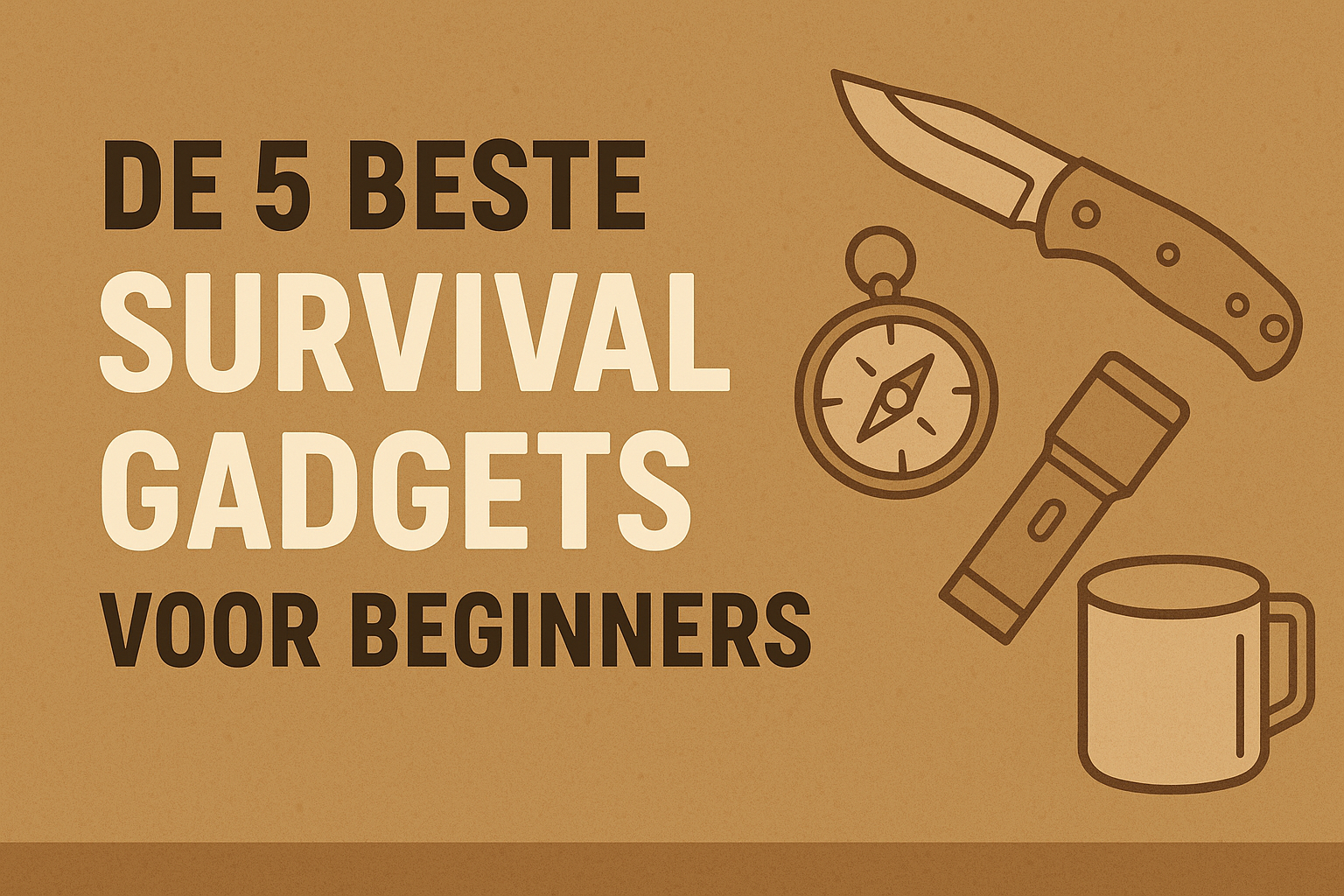 De 5 beste survival gadgets voor beginners