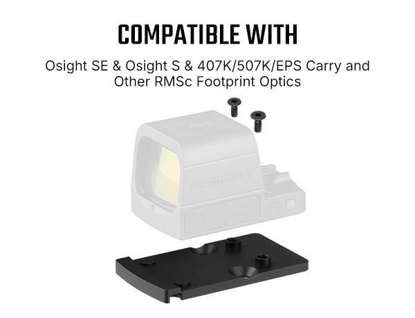 Olight Osight RMR naar RMSc Adapterplaat | Betrouwbaar & Duurzaam ...