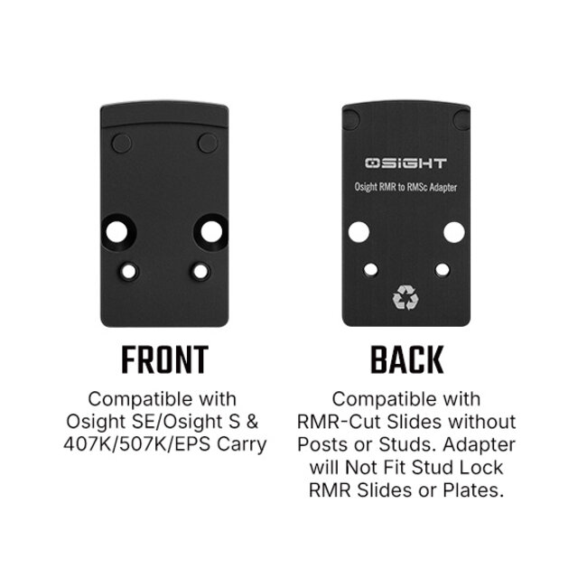 Olight Osight RMR to RMSc Adapter Plate
