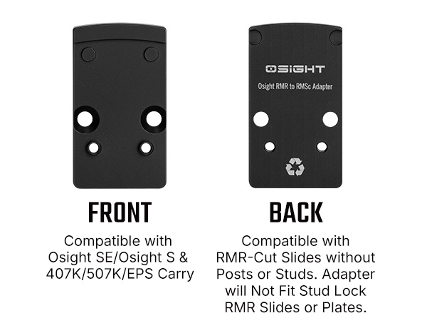 Olight Osight RMR naar RMSc Adapterplaat | Betrouwbaar & Duurzaam ...