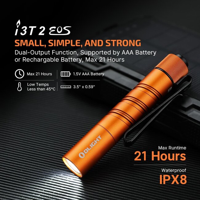 Olight i3T 2 EOS Orange
