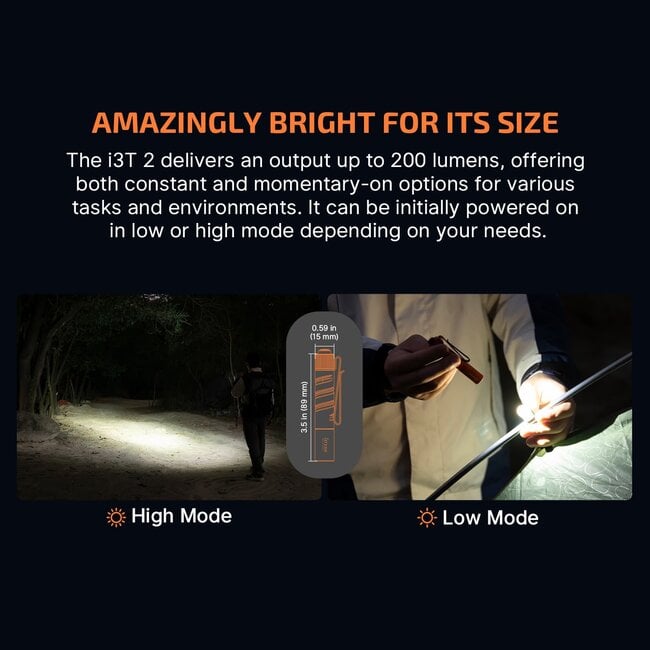 Olight i3T 2 EOS Orange
