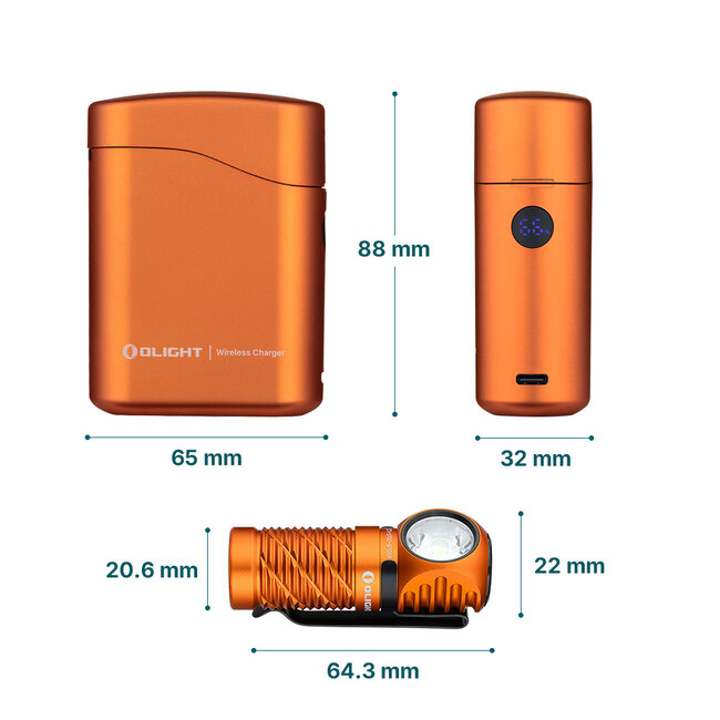 Olight Perun 3 Mini Premium Edition Orange