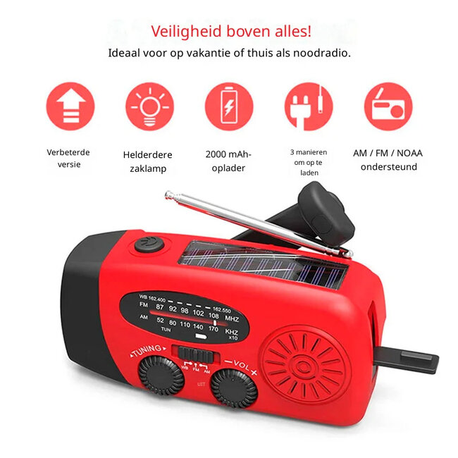 Emergency radio MC-071 Red