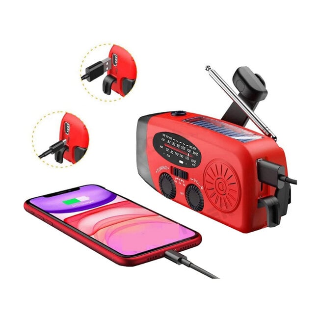 Emergency radio MC-071 Red