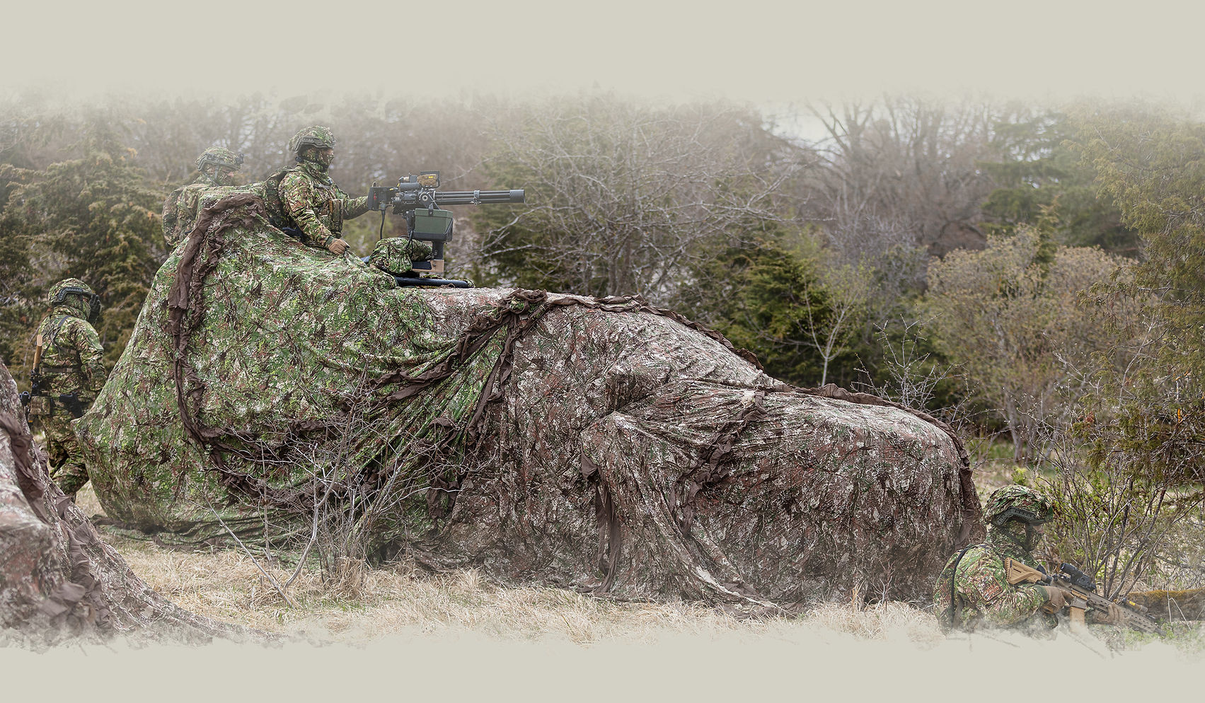 Tactische superioriteit door onzichtbaarheid: Ghosthood multispectrale camouflage voor moderne operaties