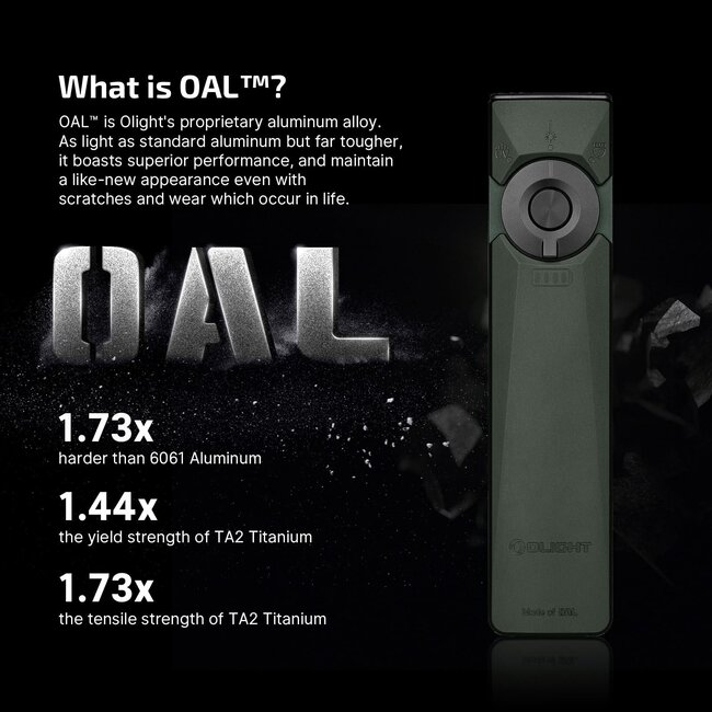 Olight Arkfeld Ultra Olive Grey CW