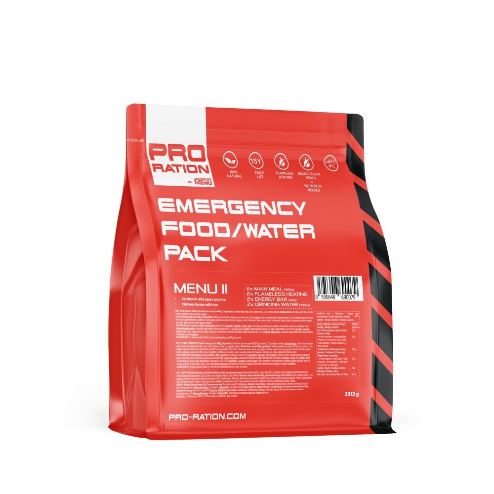 Pro-Ration Emergency Pack Menu | Urban Survival - Urban Survival