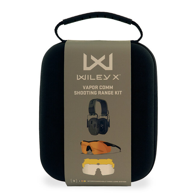 Wiley X WX VAPOR COMM Shooting Range Kit