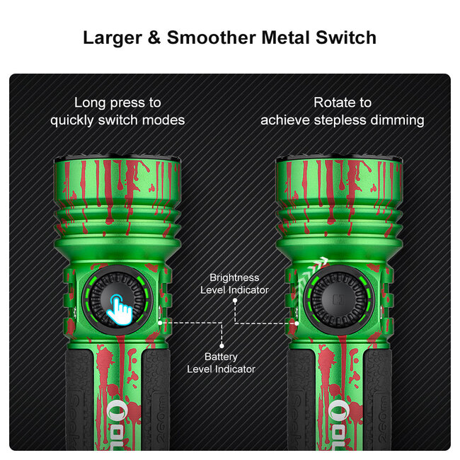 Olight Seeker 4 Pro Zombie Green