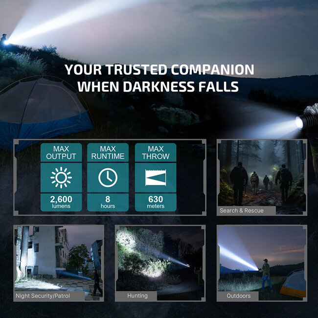 Olight Warrior X 4 Glacial Valley