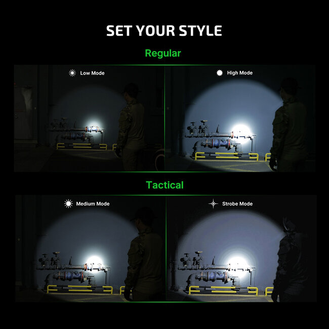 Olight Warrior X 4 Glacial Valley