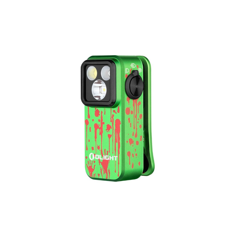 Oclip Pro Zombie Green Clip Flashlight | Urban Survival - Urban