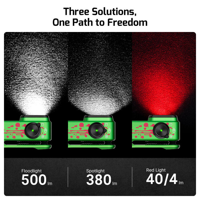 Olight Oclip Pro Zombie Green