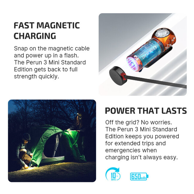 Olight Perun 3 Mini Ghost Blaze