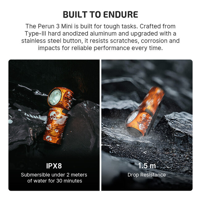 Olight Perun 3 Mini Ghost Blaze