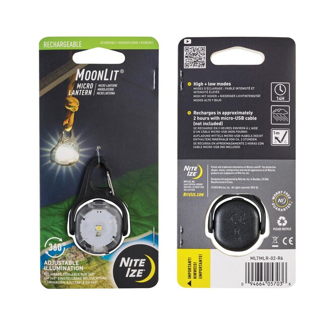 Nite Ize Moonlit Rechargeable Micro Lantern
