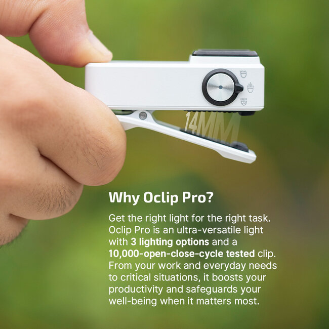Olight Oclip Pro White