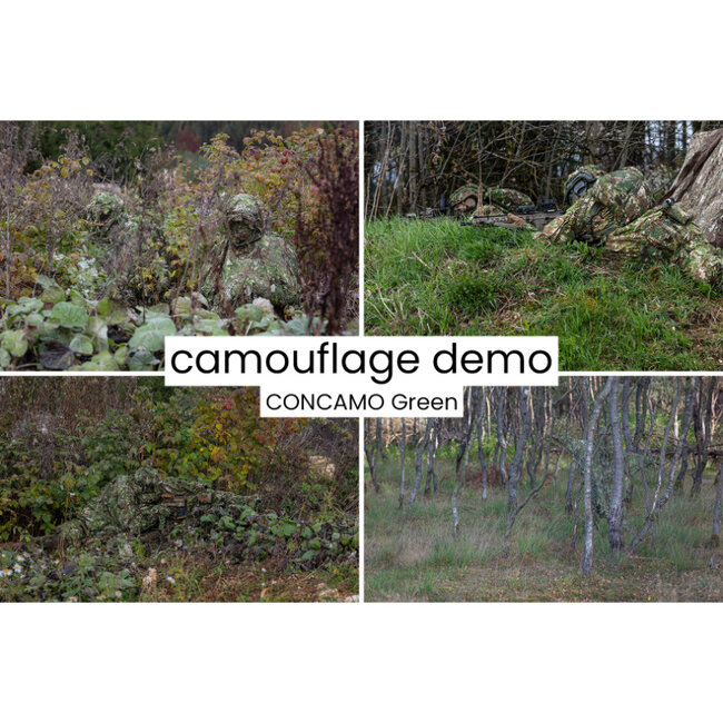 Ghosthood Crush-Fabric - Concamo Green