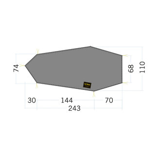 Tatonka Floor Sheet LT Kyrkja Black