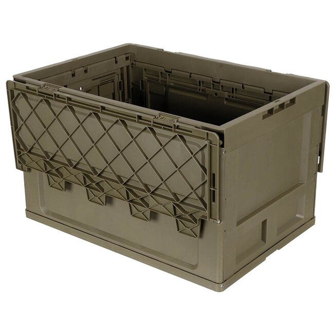 Collapsible plastic box 60 litres