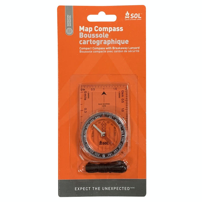 Sol Compass SOL Map Compass baseplate compass | Urban Survival - Urban Survival