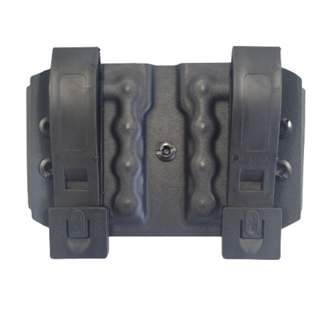 Black Trident Double Mag Pouch Glock Multicam Black