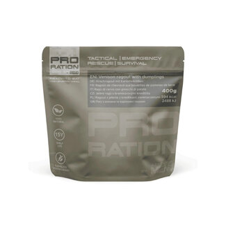 Pro-ration Hirschragout mit Kartoffelgnocchi