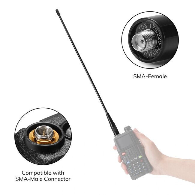 Baofeng V100C Airband & 1.25M Antenna