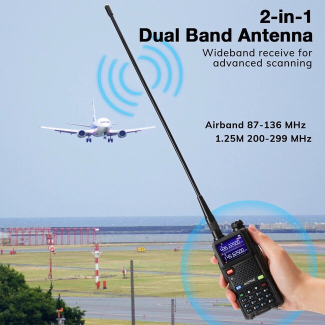 Baofeng V100C Airband & 1.25M Antenna