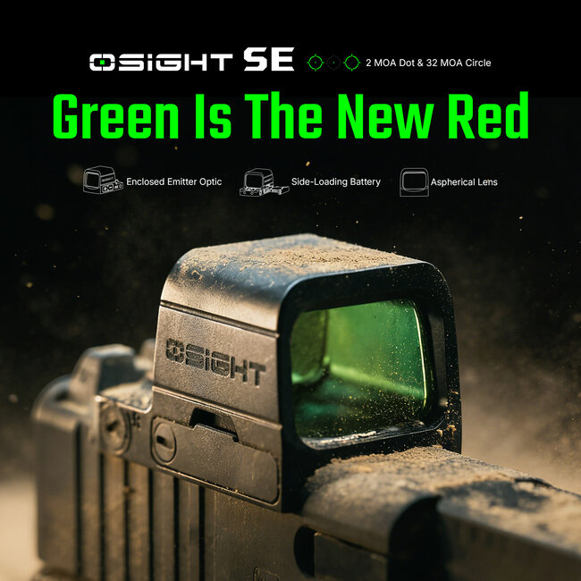 Olight Osight SE Green 2 MOA Dot & 32 MOA Circle