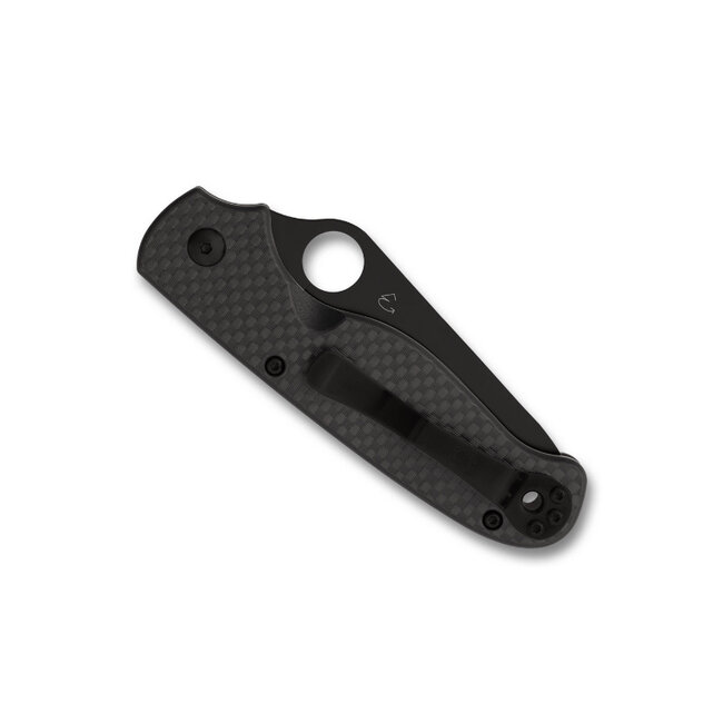 Spyderco ButtonUp Carbon Fiber Black Blade