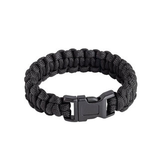 A10 Equipment Bracelet de survie noir en paracorde A10 Equipment Bracelet de survie noir en paracorde