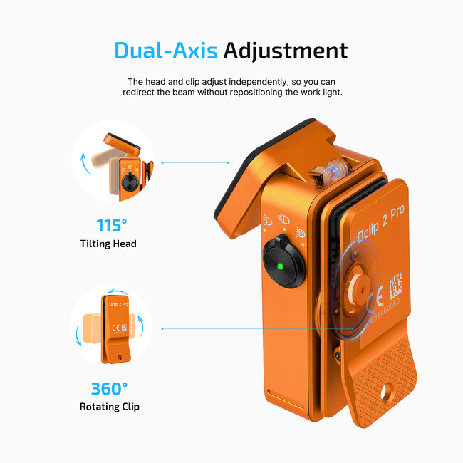 Olight Olight Oclip 2 Pro Orange