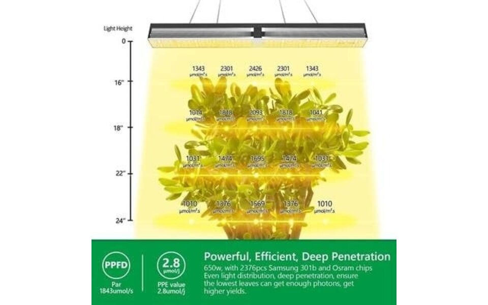 Mars Hydro Mars Hydro SP 6500 LED Kweeklamp Mars Hydro Mars Hydro SP 6500 LED Kweeklamp