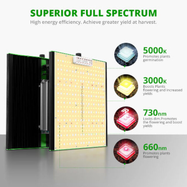 Viparspectra Viparspectra P600 LED Kweeklamp
