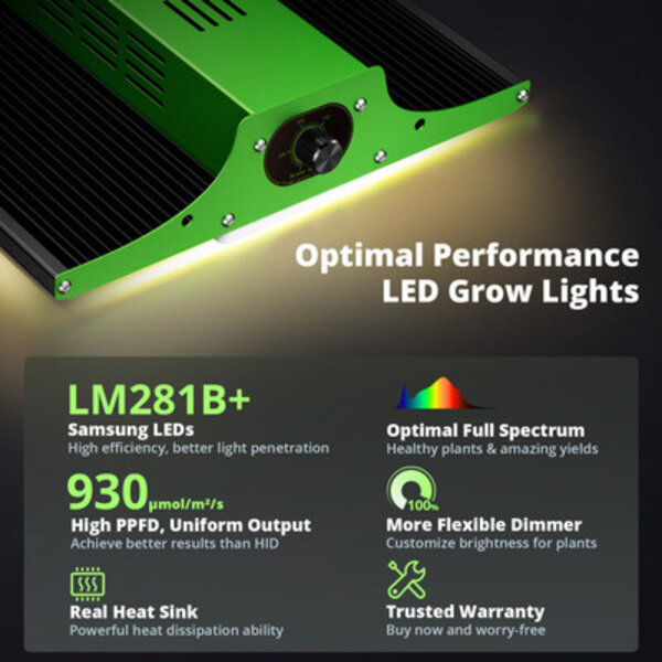 Viparspectra Viparspectra P600 LED Kweeklamp