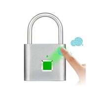 Hangslot met vingerafdruk ontgrendeling