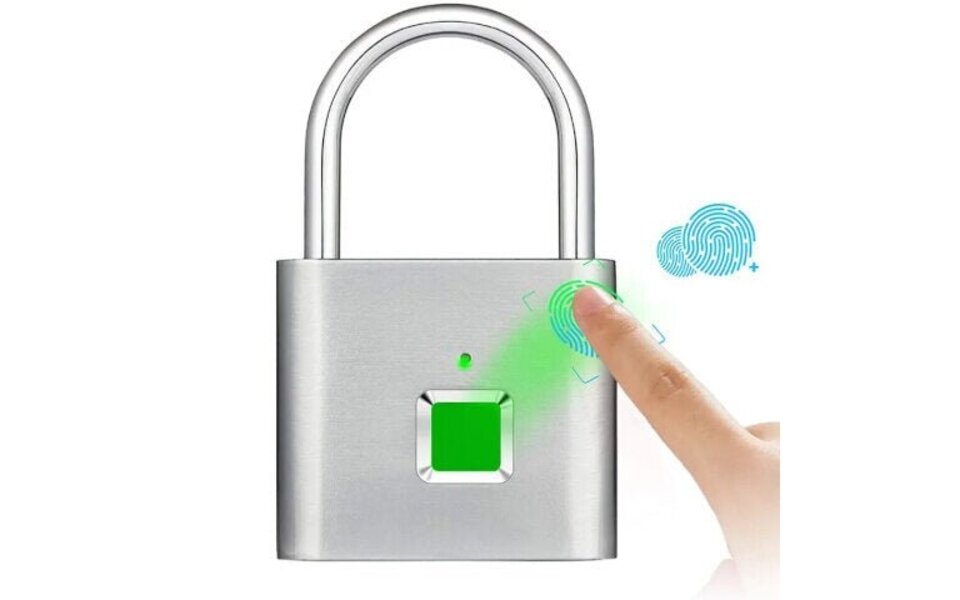Smartlife Domotica Hangslot met vingerafdruk ontgrendeling Smartlife Domotica Hangslot met vingerafdruk ontgrendeling