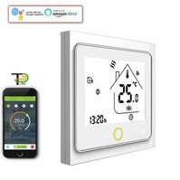 Thermostaat 24V vierkant (wit)